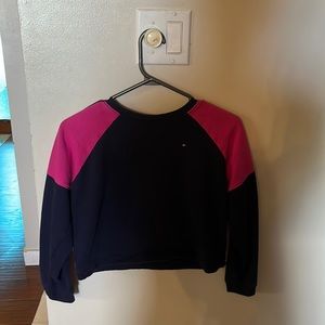 Girls Tommy Hilfiger cropped crew neck